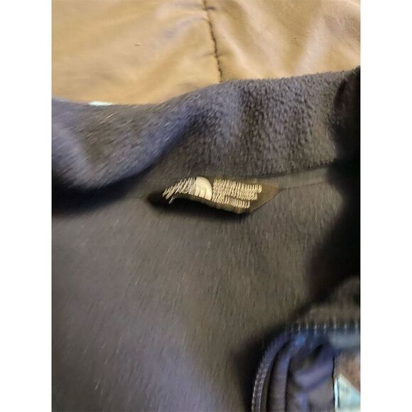 The North Face Plaid Fleece Pullover Jacket Women’s Medium Preowned Denali Style - Picture 3 of 4